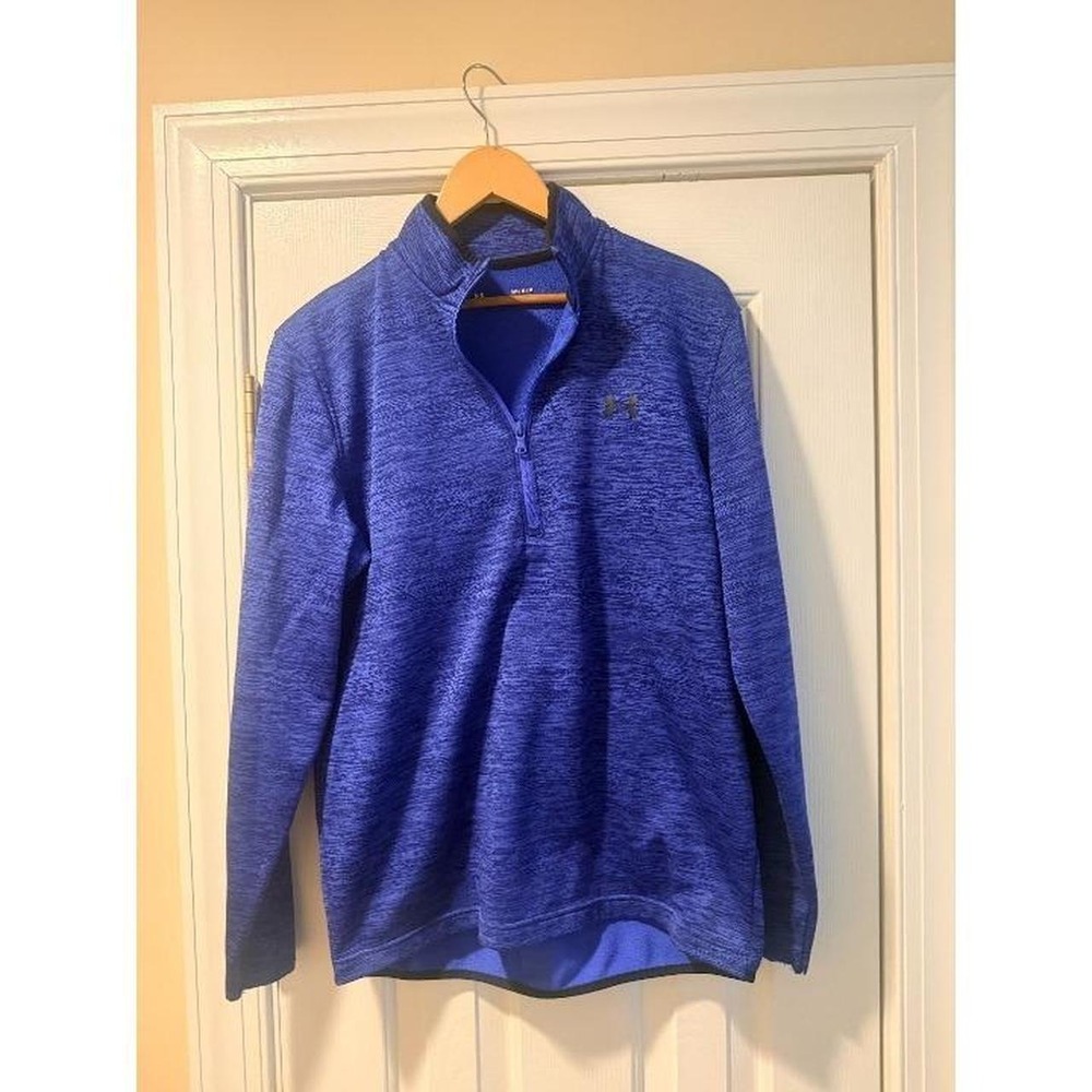Previously Loved Blue UNDER ARMOUR Long Sleeved Half Zip Shirt Size M